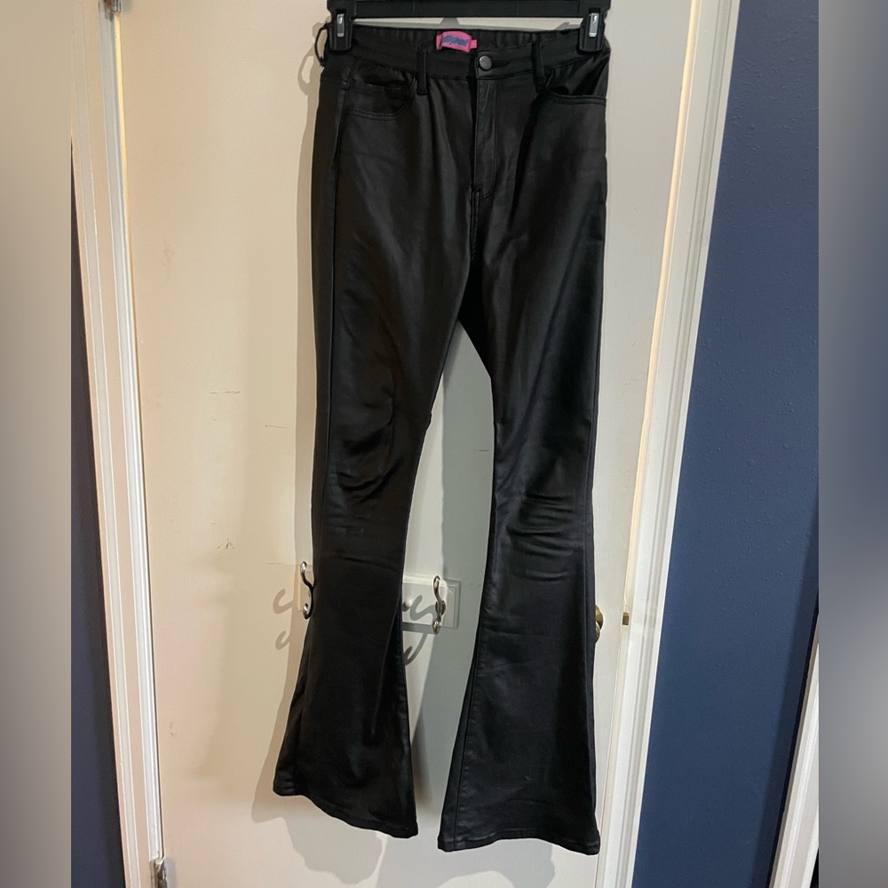 Black leather pants!